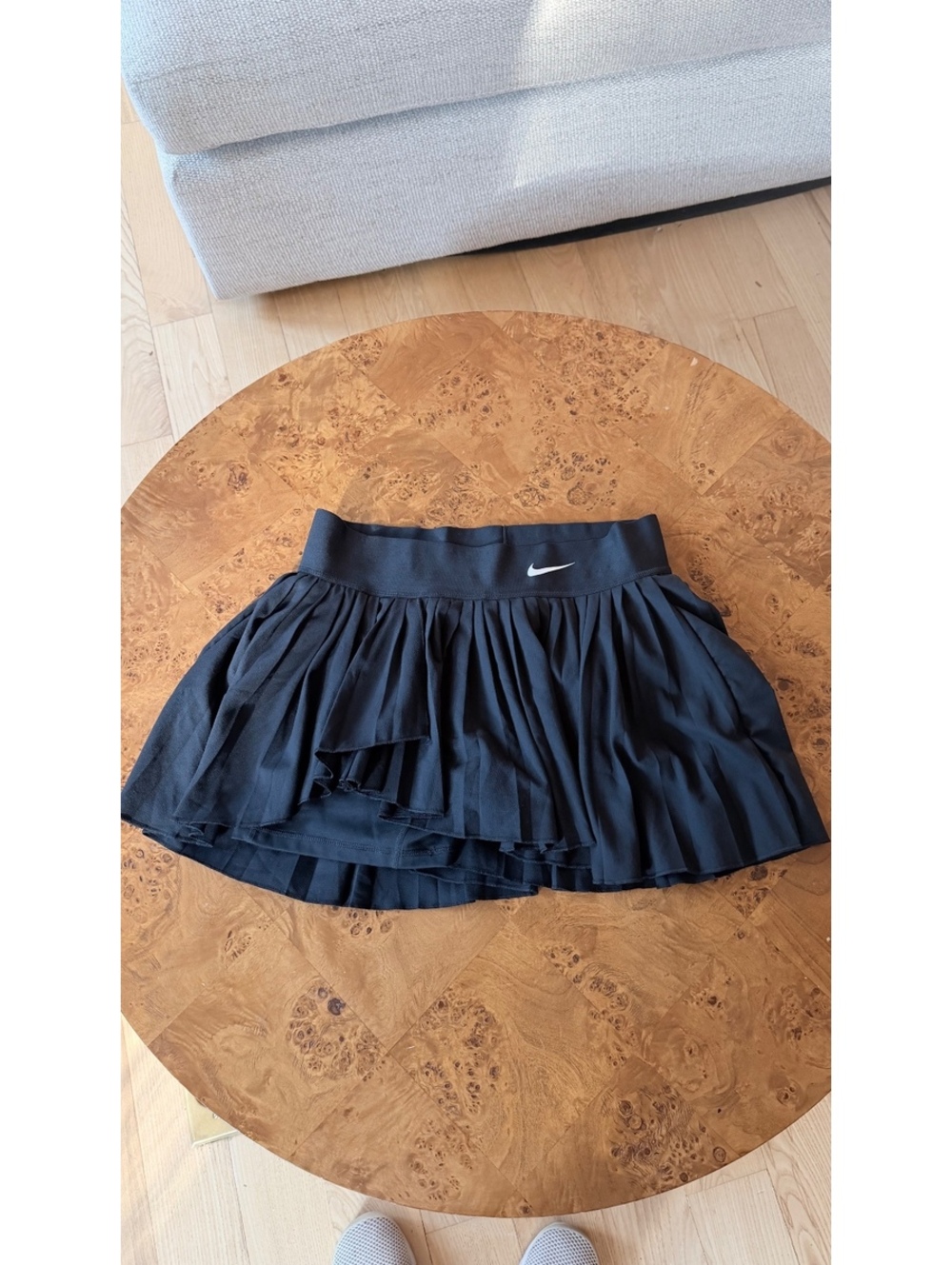 Nike Black Dri-FIT Pleated Tennis Skirt with Built-in Shorts
